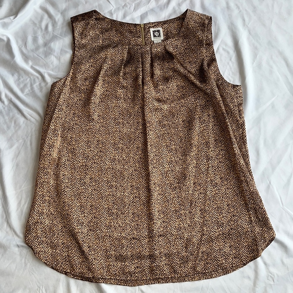 Anne Klein sleeveless blouse